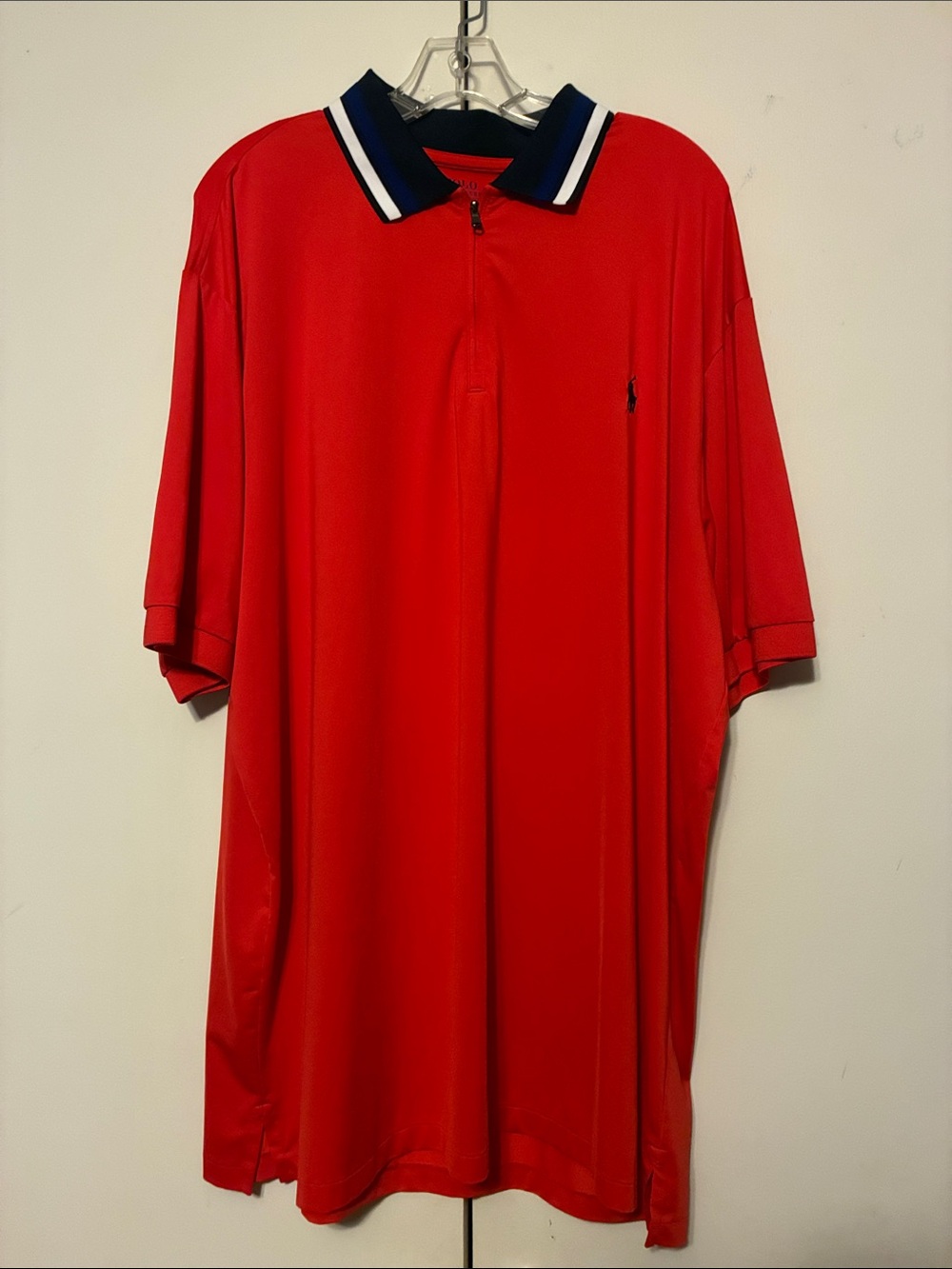 Polo by Ralph Lauren Red Polo with Navy & White Trim